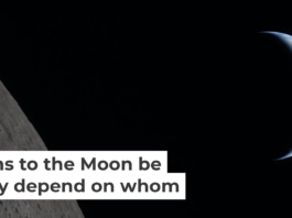 Earth draws closer to passing behind the Moon in this image captured by the Artemis II crew during their lunar flyby. NASA